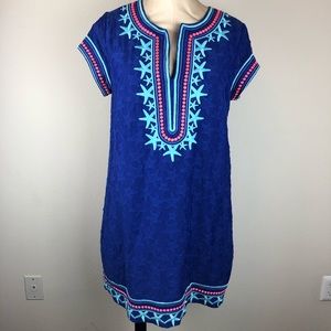 SOLD ❗️Vineyard Vines Embroidered Star Print Tunic